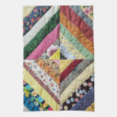 キルティングプリントパターン キッチンタオル (縦)