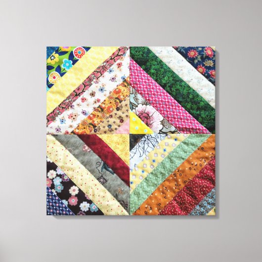 キルティングプリントパターン キャンバスプリント (正面)