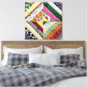 キルティングプリントパターン キャンバスプリント (インサイチュ (寝室))