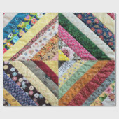 キルティングプリントパターン ラッピングペーパー (フラット)