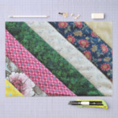 キルティングプリントパターン 薄葉紙 (クラフト)