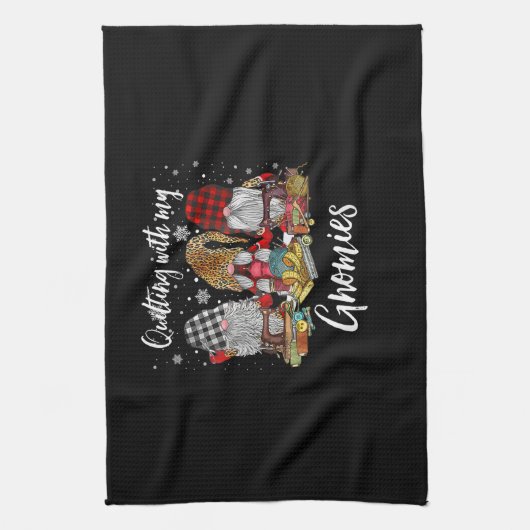 キルティングマイグノーミークリスマス格言休日 キッチンタオル (縦)