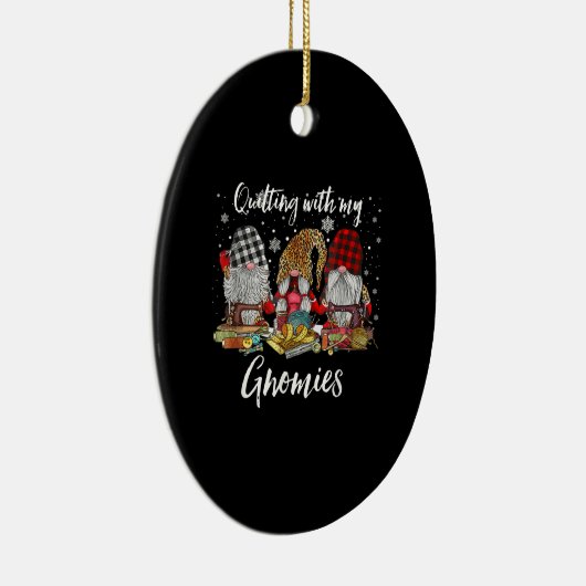 キルティングマイグノーミークリスマス格言休日 セラミックオーナメント (右)