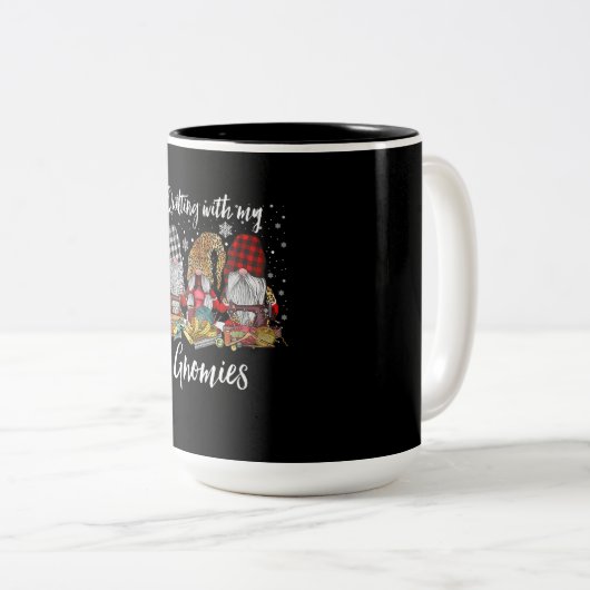 キルティングマイグノーミークリスマス格言休日 ツートーンマグカップ (正面右)