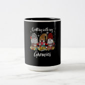 キルティングマイグノーミークリスマス格言休日 ツートーンマグカップ (中央)