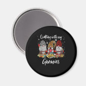 キルティングマイグノーミークリスマス格言休日 マグネット (正面/裏面)