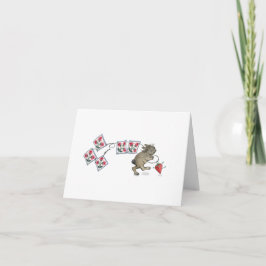 キルティングラビットホリデーカード シーズンカード