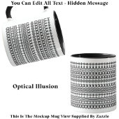 キルティング中毒性の隠しメッセージおもしろいノベルティ111B マグカップ