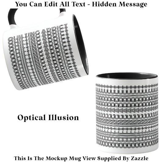 キルティング中毒性の隠しメッセージおもしろいノベルティ111B マグカップ