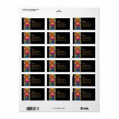 キルティング住所 シール (フルシート)