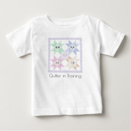 キルティング初心者トドラー用Tシャツ ベビーTシャツ