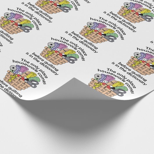 キルティング前家事 ラッピングペーパー (角)