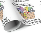 キルティング前家事 ラッピングペーパー (ロールコーナー)