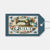 キルティング名刺 ギフトタグ (正面(横))