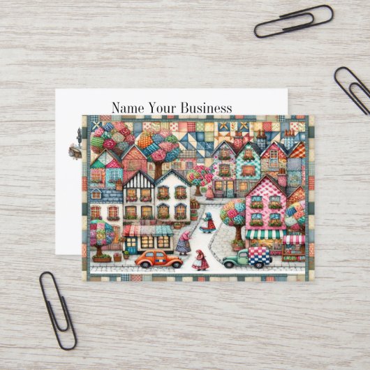 キルティング名刺 名刺 (正面/裏面インサイチュ)