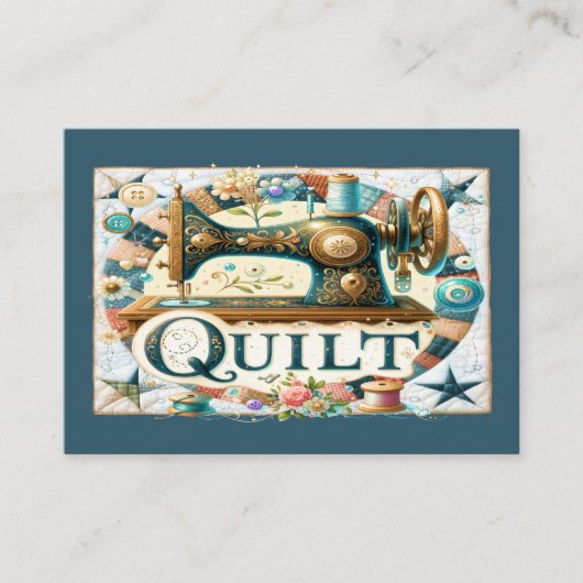 キルティング名刺 名刺 (正面)