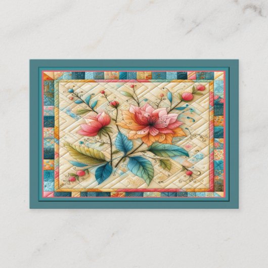 キルティング名刺 名刺 (正面)