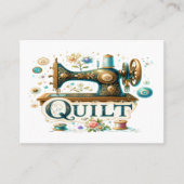 キルティング名刺 名刺 (正面)