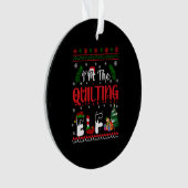キルティング小妖精や小人クリスマスシャツ オーナメント (正面)