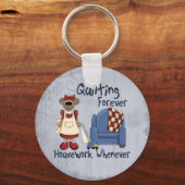 キルティング永久 キーホルダー (正面)