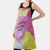 キルティング熱狂するオールオーバープリントエプロン エプロン (インサイチュ)