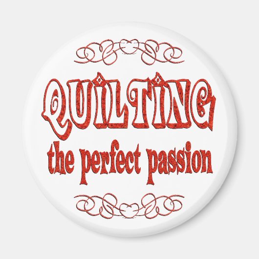 キルティング熱 マグネット (正面)