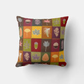 キルティング紅葉 クッション (裏面)