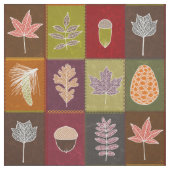 キルティング紅葉 ファブリック (見本)