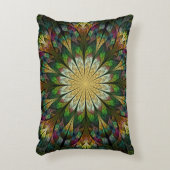 キルティング花 アクセントクッション (正面(垂直))