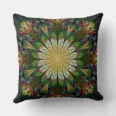 キルティング花 クッション (裏面)