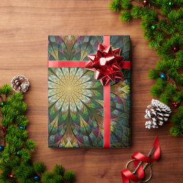 キルティング花 ラッピングペーパー