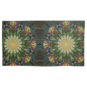 キルティング花 枕カバー (正面左)