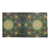 キルティング花 枕カバー (裏面-左)