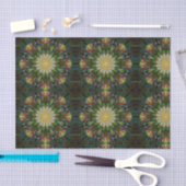 キルティング花 薄葉紙 (クラフト)