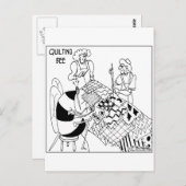 キルティング蜂 ポストカード (正面/裏面)