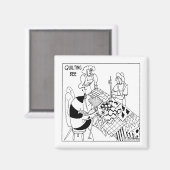 キルティング蜂 マグネット (正面/裏面)