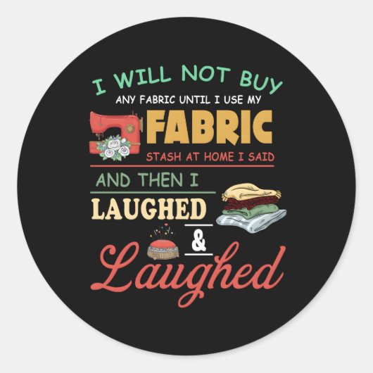 キルティング裁縫ことわざシーワーキルター ラウンドシール (正面)