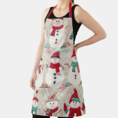 キルティング雪だるま エプロン (インサイチュ)