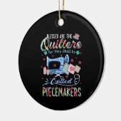 キルティング |キルティングを呼ぶ セラミックオーナメント (左)