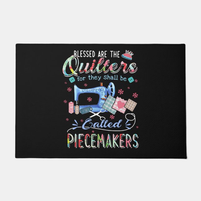 キルティング |キルティングを呼ぶ ドアマット (正面)