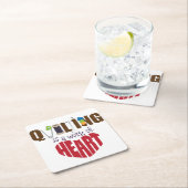 キルティング スクエアペーパーコースター (インサイチュ)