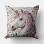 キルティング・ユニコーン クッション (正面)