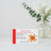 キルティング、変化、技術、裁縫 名刺 (スタンド正面)