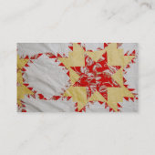 キルティング、変化、技術、裁縫 名刺 (裏面)