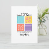 キルティング – 布の数ヤード遠くに 招待状 (スタンド正面)