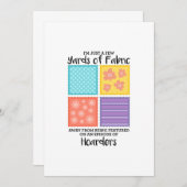 キルティング – 布の数ヤード遠くに 招待状 (正面/裏面)