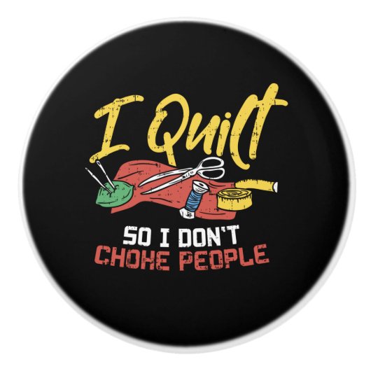 キルティング- Iキルト セラミックノブ (正面)