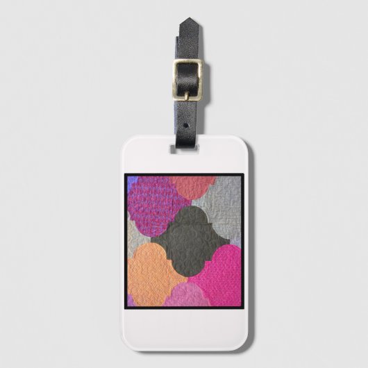 キルテッドアラビアンナイツラゲッジタグ ラゲッジタグ (正面縦)