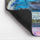 キルテッドオーバルラグデザイン マウスパッド (コーナー)