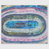 キルテッドオーバルラグデザイン ラッピングペーパー (フラット)